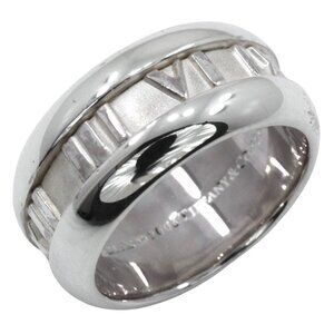 TIFFANY&Co. Atlas Ring Silver925 #6.0(US Size) 8.8g Women